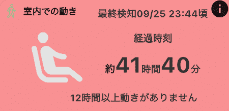 室内での動き例 4